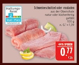 Schweineschnitzel natur Angebote bei Marktkauf Erlangen für 0,77 €
