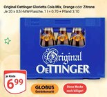 Glorietta Cola Mix im Angebot bei GLOBUS in Bruchsal Glorietta Cola Mix Angebote von Original Oettinger bei GLOBUS Bruchsal für 6,99 €