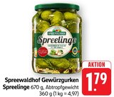 Gewürzgurken Spreelinge im Angebot bei E center in Heilbronn Gewürzgurken Spreelinge Angebote von Spreewaldhof bei E center Heilbronn für 1,79 €