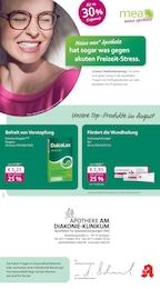 mea - meine apotheke Prospekt für Stuttgart mit 4 Seiten mea - meine apotheke Prospekt für Stuttgart: "Unsere August-Angebote", 4 Seiten, 01.08.2025 - 31.08.2025