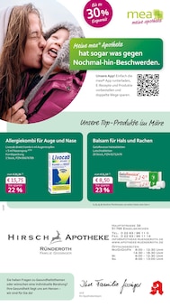 mea - meine apotheke Prospekt Unsere März-Angebote mit 4 Seiten