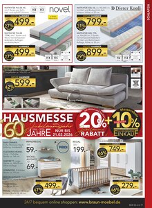 Sofa im BRAUN Möbel-Center Prospekt "60 JAHRE BRAUN MÖBEL CENTER" mit 24 Seiten (Reutlingen)