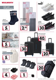 Woolworth Spannbettlaken im Prospekt 