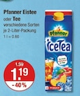 Eistee oder Tee Angebote von Pfanner bei V-Markt München für 1,19 €