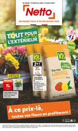 Catalogue Discount Alimentaire Netto en cours à Écharcon et alentours, "TOUT POUR L'EXTÉRIEUR", 12 pages, 19/03/2024 - 15/04/2024