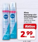 Haarspray im Angebot bei Markant Nordwest in Aurich Haarspray Angebote von Nivea bei Markant Nordwest Aurich für 2,99 €