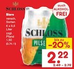 Biere im Angebot bei Netto Marken-Discount in Höxter Biere Angebote von Schloss bei Netto Marken-Discount Höxter für 2,22 €