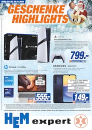 HEM expert Prospekt für Niedernhall mit 25 Seiten HEM expert Prospekt "GESCHENKE HIGHLIGHTS" für Niedernhall, 25 Seiten, 11.12.2024 - 08.01.2025