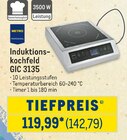 Aktuelles Induktionskochfeld GIC 3135 Angebot bei Metro in Wuppertal ab 142,79 €