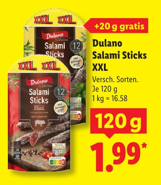 Salami Sticks XXL