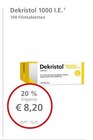 Dekristol 1000 I.E. bei LINDA im Prospekt "" für 8,20 €