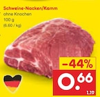 Schweine-Nacken/Kamm bei Netto Marken-Discount im Prospekt "" für 0,66 €