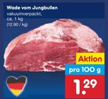 Netto Marken-Discount - Wade vom Jungbullen Angebot im Prospekt Wade vom Jungbullen bei Netto Marken-Discount im Prospekt "" für 1,29 €
