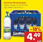 Mineralwasser Angebote von Carolinen bei Netto Marken-Discount Göttingen für 4,49 €