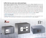 Coffre-fort en acier avec code numérique à 53,95 € dans le catalogue PEARL
