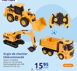 Engin de chantier télécommandé dans le catalogue Action