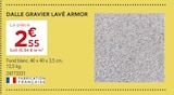 Dalle gravier lavé armor - Gedimat à Taverny Dalle gravier lavé armor en promo chez Gedimat Taverny à 2,55 €