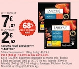 Saumon Fumé Norvège - Labeyrie en promo chez E.Leclerc Saumon Fumé Norvège - Labeyrie dans le catalogue E.Leclerc