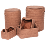 Panière à linge végétale dans le catalogue Maxi Bazar