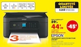 Imprimante multifonction - Epson en promo chez Super U Imprimante multifonction - Epson dans le catalogue Super U