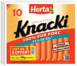 Knacki Original -25% de Sel x10 - HERTA dans le catalogue Intermarché Super