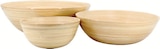 Lot de 3 saladiers en bambou - Intermarché Hyper à Niort Lot de 3 saladiers en bambou en promo chez Intermarché Hyper Niort à 9,99 €