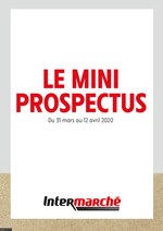 Catalogue Intermarché "Le mini prospectus", 6 pages, à Asnières-sur-Seine, 31/03/2020 - 12/04/2020 Prospectus Intermarché "Le mini prospectus", 6 pages, à Asnières-sur-Seine, 31/03/2020 - 12/04/2020