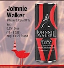 Whisky & Cola Angebote von Johnnie Walker bei Trinkgut Bad Oeynhausen für 1,99 €