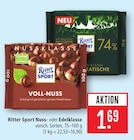 Nussklasse im Angebot bei Marktkauf in Göppingen Nussklasse Angebote von Ritter Sport bei Marktkauf Göppingen für 1,69 €