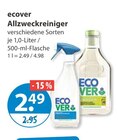 Allzweckreiniger von ecover im aktuellen V-Markt Prospekt für 2,49 €