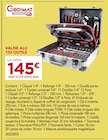 Valise alu 153 outils - Gedimat Valise alu 153 outils à 145,00 € dans le catalogue Gedimat