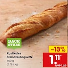 Rustikales Steinofenbaguette im Angebot bei Netto Marken-Discount in Herne Rustikales Steinofenbaguette Angebote von BACK STUBE bei Netto Marken-Discount Herne für 1,11 €