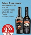 Cream Liqueur im V-Markt Prospekt Cream Liqueur von Baileys im aktuellen V-Markt Prospekt für 9,99 €