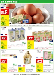 Offre Lait Bio dans le catalogue Carrefour du moment à la page 57