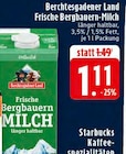 EDEKA Osnabrück - Frische Bergbauern-Milch Angebot im Prospekt Frische Bergbauern-Milch bei EDEKA im Osnabrück Prospekt für 1,11 €