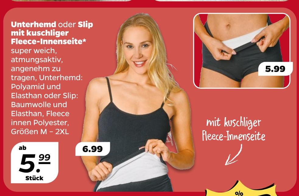 Slip mit kuschliger Fleece-Innenseite