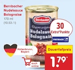 Nudelsauce Bolognese von Bernbacher im aktuellen Netto Marken-Discount Prospekt für 1,79 €