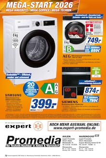 Waschmaschine im aktuellen expert Prospekt (Warendorf) Waschmaschine im expert Prospekt "Top Angebote" mit 12 Seiten (Warendorf)
