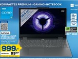 KOMPAKTES PREMIUM - GAMING-NOTEBOOK LOQ Essential 15 (83SC000EGE) im Angebot bei EURONICS in Soest KOMPAKTES PREMIUM - GAMING-NOTEBOOK LOQ Essential 15 (83SC000EGE) Angebote von Lenovo bei EURONICS Soest für 999,00 €