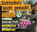 Steckzaun-Profil bei Hornbach im Ulm Prospekt für 20,99 €