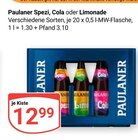 Aktuelle Cola Angebote bei GLOBUS in Duisburg Aktuelles Paulaner Spezi, Cola oder Limonade Angebot bei GLOBUS in Duisburg ab 12,99 €