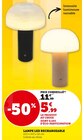 Lampe LED rechargeable dans le catalogue U Express