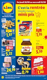 Catalogue Supermarchés de Lidl à Mimizan Prospectus Lidl à Mimizan, "C'est la rentrée Grandes marques minis prix", 73 pages, 28/08/2025 - 03/09/2025