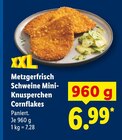 Metzgerfrisch Schweine Mini-Knusperchen Cornflakes Angebote bei Lidl Oberhausen für 6,99 €