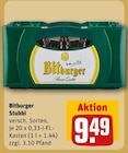 Stubbi im Angebot bei REWE in Euskirchen Stubbi Angebote von Bitburger bei REWE Euskirchen für 9,49 €