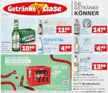 Getränke Oase Prospekt für Beckum mit 1 Seite Getränke Oase Prospekt für Beckum: "Aktuelle Angebote", 1 Seite, 10.06.2025 - 14.06.2025