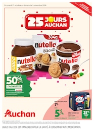 Catalogue Auchan Hypermarché à Paris, avec 72 pages Prospectus Auchan Hypermarché à Paris: "25 JOURS AUCHAN", 72} pages, 27/10/2026 - 01/11/2026