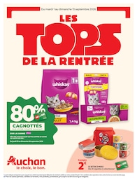 Catalogue Auchan Hypermarché à Saint-Félix, avec 58 pages Prospectus Auchan Hypermarché à Saint-Félix, "LES TOPS DE LA RENTRÉE", 58 pages, 01/09/2026 - 13/09/2026