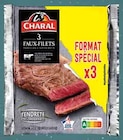 VIANDE BOVINE : 3 FAUX-FILETS À GRILLER - CHARAL en promo chez Intermarché Béziers à 8,99 €