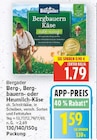 Bergbauern Käse mild-nussig von Bergader im aktuellen E center Prospekt